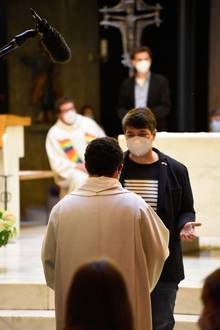 Eindrücke vom Segensgottesdienst für Liebende am 10. Mai 2021
